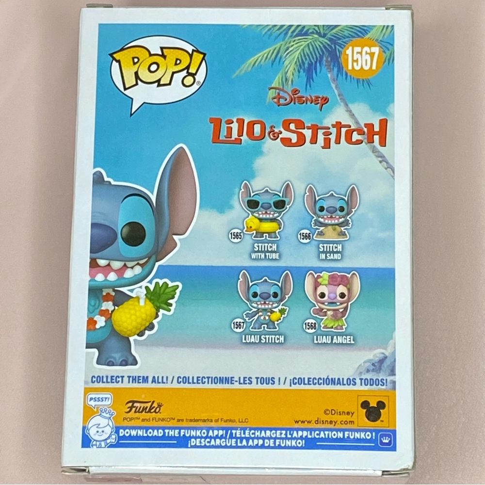 Luau Stitch #1567 Funko Pop 2025 - Picture 4 of 5